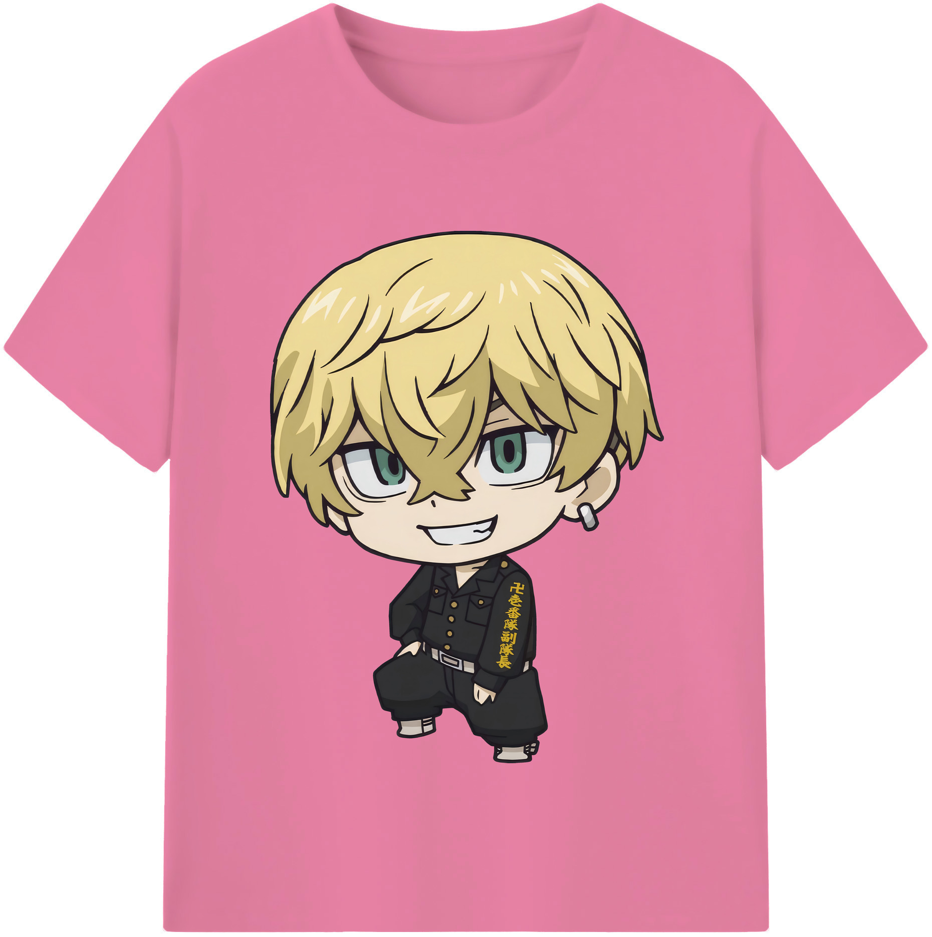 （画像用） 東京リベンジャーズ Tokyo Revengers 綿100％半袖Tシャツ（フロントプリント）